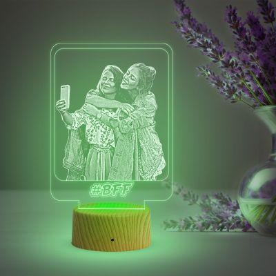 Best-Friends Forever Night Lamp With Customized Photo